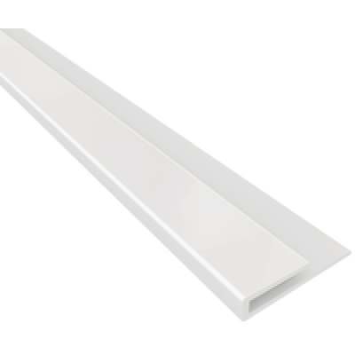 1/8" WHITE CAP MOULDING 8'