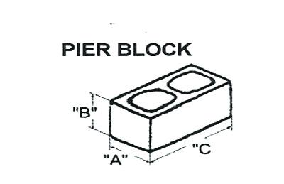 DECK PIER BLOCK