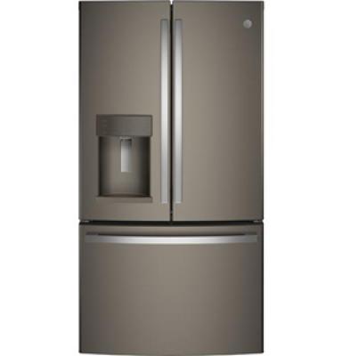 GE F/D REFRIGERATOR (SLATE)