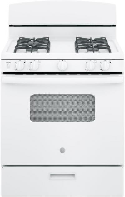 GE GAS RANGE (WHITE)