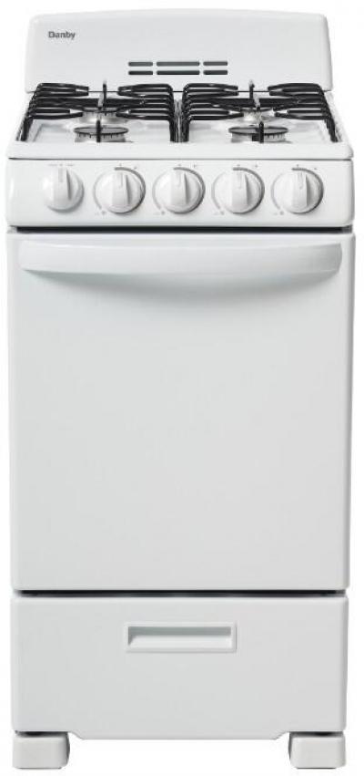 DANBY 20" GAS RANGE (WHITE)