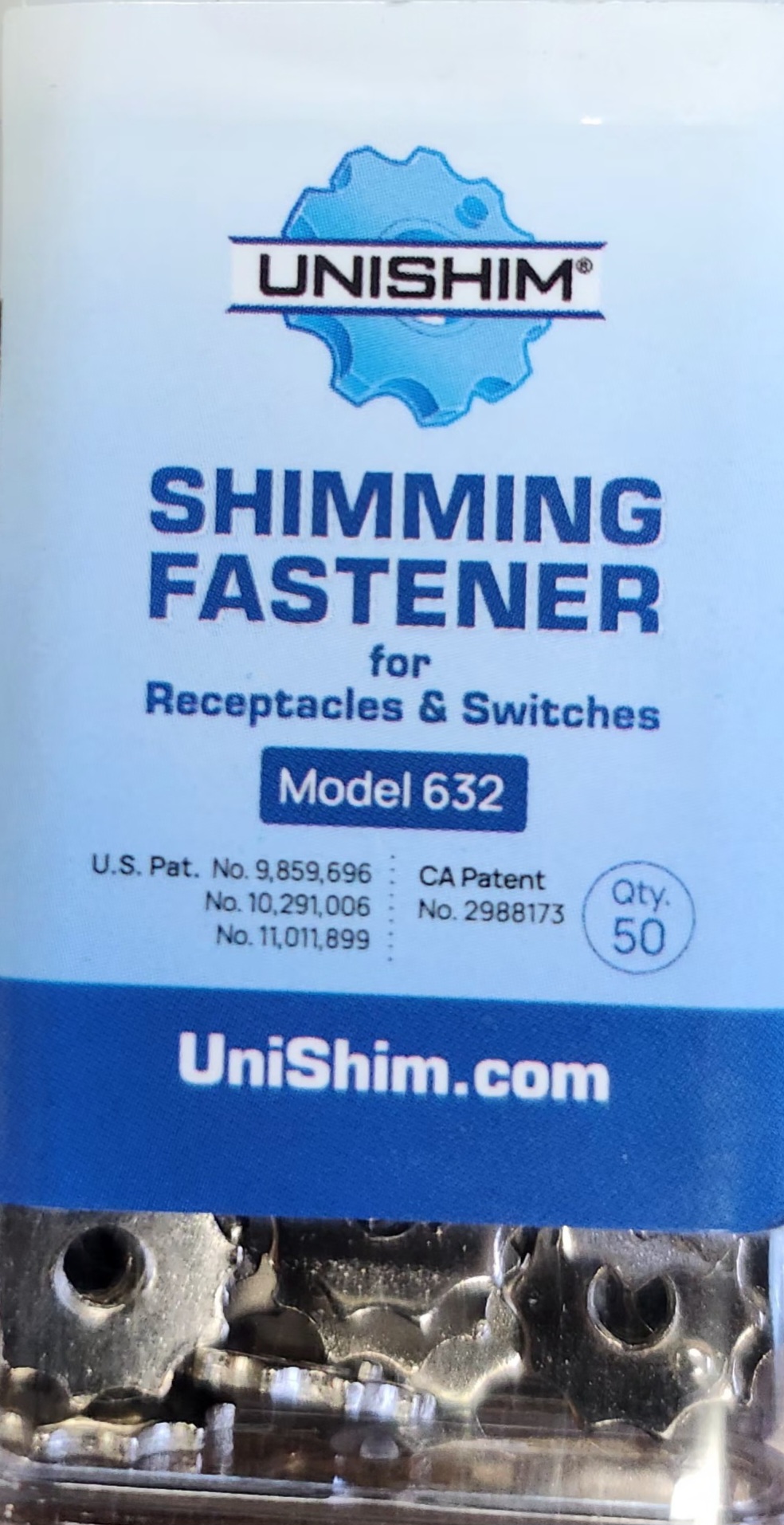 UNISHIM MODEL 632 50PC