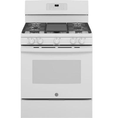 GE GAS RANGE (WHITE)