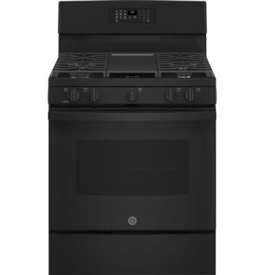 GE GAS RANGE (BLACK)